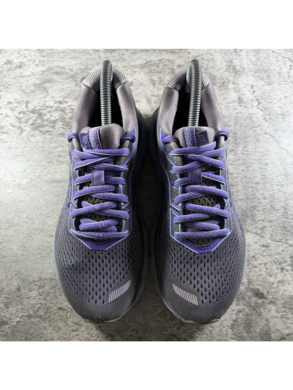 Brooks Womens Sneakers Size 7.5 Ghost Running Purple Gray - Picture 7 of 10